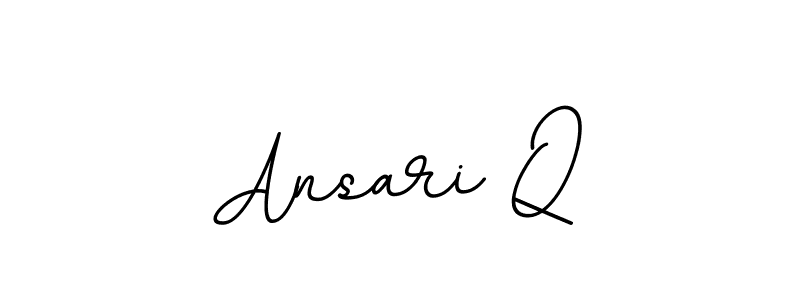 if you are searching for the best signature style for your name Ansari Q. so please give up your signature search. here we have designed multiple signature styles  using BallpointsItalic-DORy9. Ansari Q signature style 11 images and pictures png