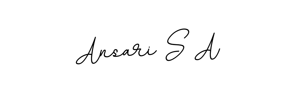 if you are searching for the best signature style for your name Ansari S A. so please give up your signature search. here we have designed multiple signature styles  using BallpointsItalic-DORy9. Ansari S A signature style 11 images and pictures png