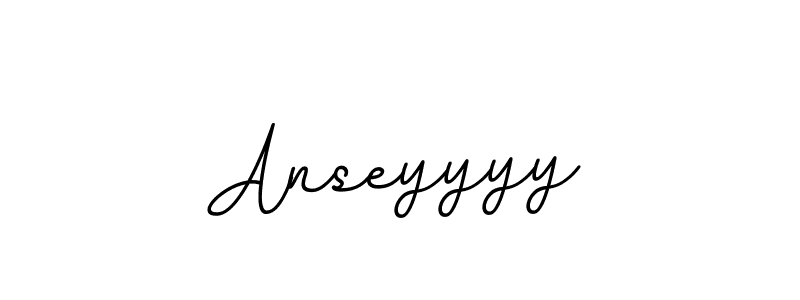 The best way (BallpointsItalic-DORy9) to make a short signature is to pick only two or three words in your name. The name Anseyyyy include a total of six letters. For converting this name. Anseyyyy signature style 11 images and pictures png