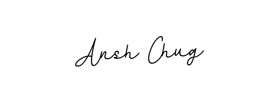 Create a beautiful signature design for name Ansh Chug. With this signature (BallpointsItalic-DORy9) fonts, you can make a handwritten signature for free. Ansh Chug signature style 11 images and pictures png
