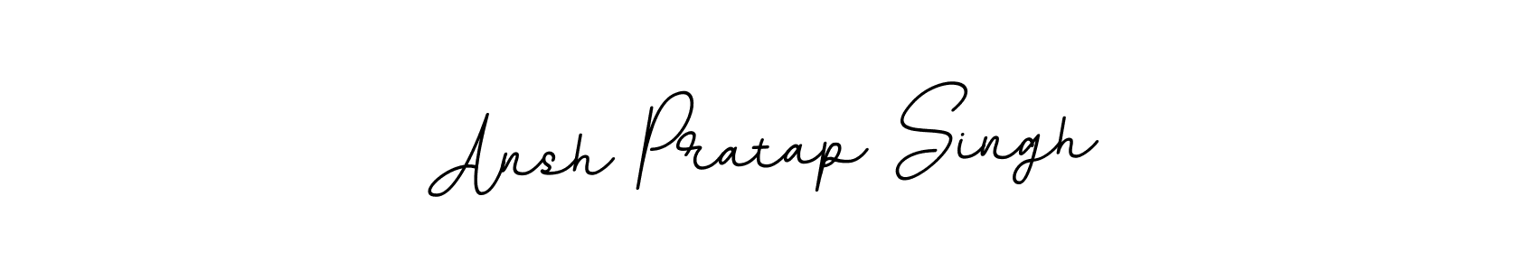 How to make Ansh Pratap Singh name signature. Use BallpointsItalic-DORy9 style for creating short signs online. This is the latest handwritten sign. Ansh Pratap Singh signature style 11 images and pictures png