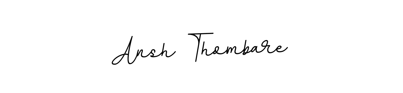The best way (BallpointsItalic-DORy9) to make a short signature is to pick only two or three words in your name. The name Ansh Thombare include a total of six letters. For converting this name. Ansh Thombare signature style 11 images and pictures png