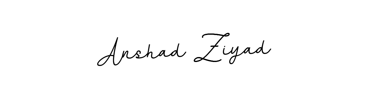 Make a beautiful signature design for name Anshad Ziyad. With this signature (BallpointsItalic-DORy9) style, you can create a handwritten signature for free. Anshad Ziyad signature style 11 images and pictures png