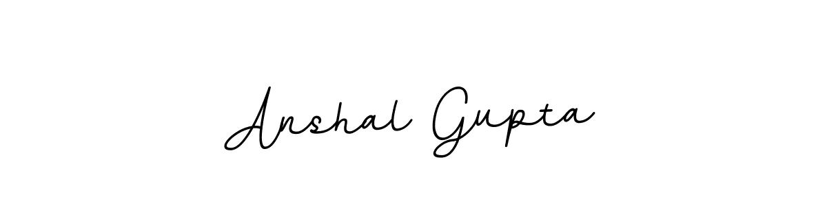 Design your own signature with our free online signature maker. With this signature software, you can create a handwritten (BallpointsItalic-DORy9) signature for name Anshal Gupta. Anshal Gupta signature style 11 images and pictures png