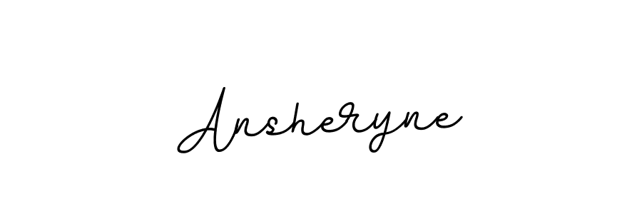 How to make Ansheryne signature? BallpointsItalic-DORy9 is a professional autograph style. Create handwritten signature for Ansheryne name. Ansheryne signature style 11 images and pictures png