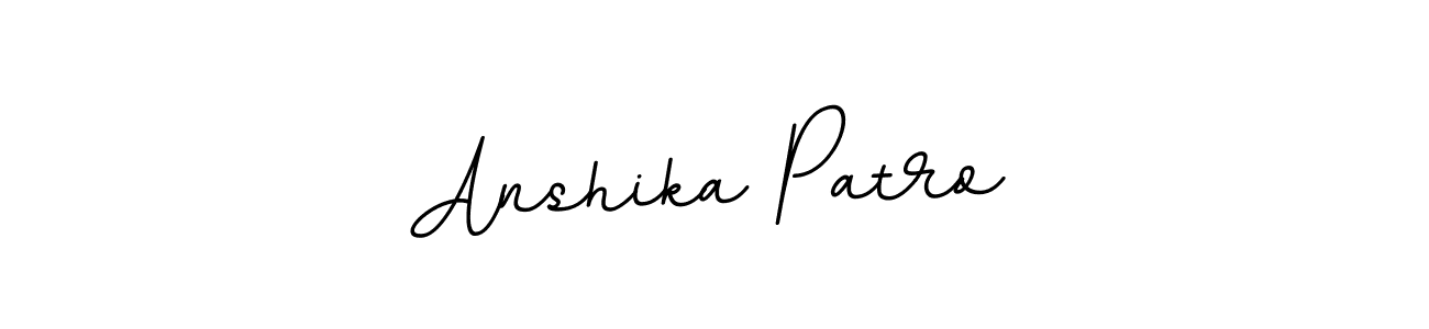 Use a signature maker to create a handwritten signature online. With this signature software, you can design (BallpointsItalic-DORy9) your own signature for name Anshika Patro. Anshika Patro signature style 11 images and pictures png