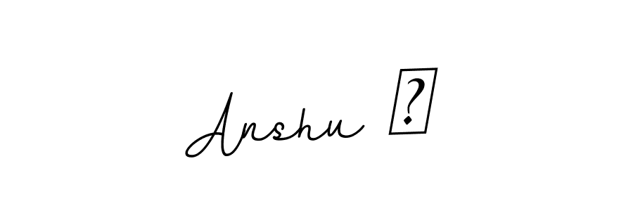 Once you've used our free online signature maker to create your best signature BallpointsItalic-DORy9 style, it's time to enjoy all of the benefits that Anshu ♡ name signing documents. Anshu ♡ signature style 11 images and pictures png