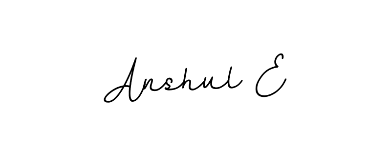 Make a beautiful signature design for name Anshul E. With this signature (BallpointsItalic-DORy9) style, you can create a handwritten signature for free. Anshul E signature style 11 images and pictures png