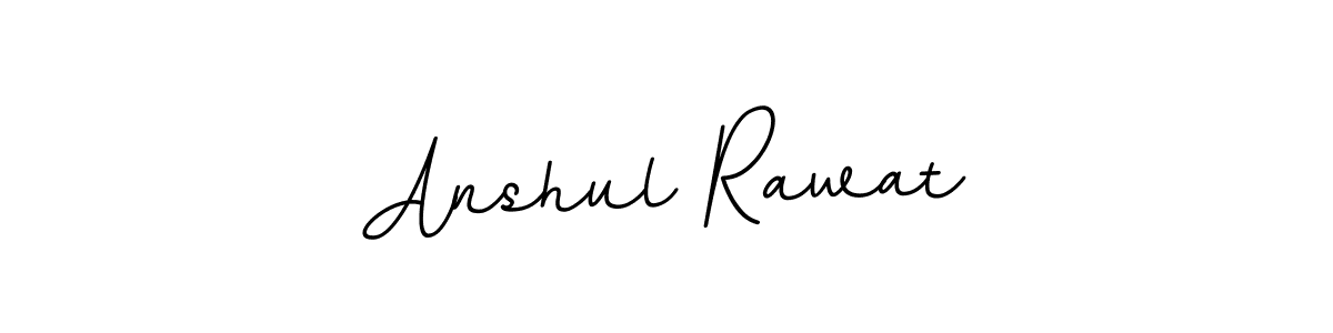 How to make Anshul Rawat name signature. Use BallpointsItalic-DORy9 style for creating short signs online. This is the latest handwritten sign. Anshul Rawat signature style 11 images and pictures png