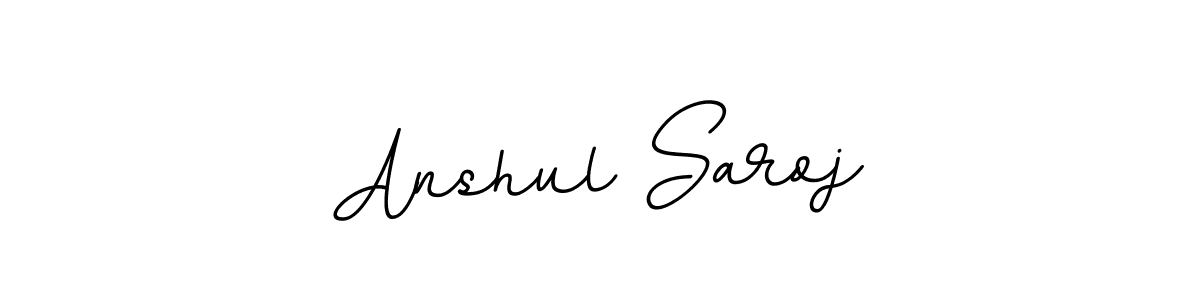 Design your own signature with our free online signature maker. With this signature software, you can create a handwritten (BallpointsItalic-DORy9) signature for name Anshul Saroj. Anshul Saroj signature style 11 images and pictures png