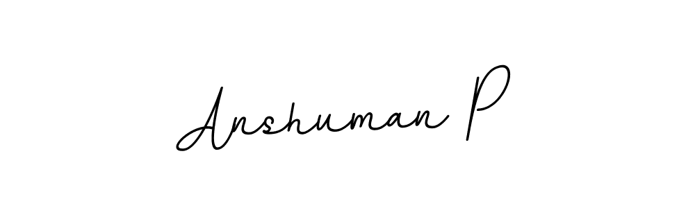 Anshuman P stylish signature style. Best Handwritten Sign (BallpointsItalic-DORy9) for my name. Handwritten Signature Collection Ideas for my name Anshuman P. Anshuman P signature style 11 images and pictures png