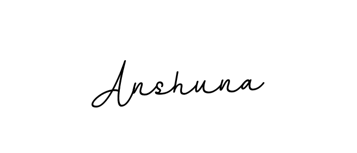 The best way (BallpointsItalic-DORy9) to make a short signature is to pick only two or three words in your name. The name Anshuna include a total of six letters. For converting this name. Anshuna signature style 11 images and pictures png