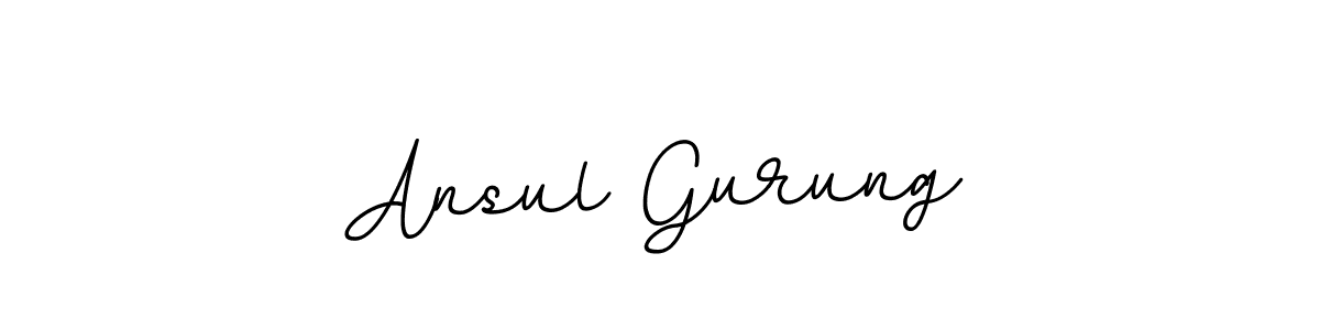 Also we have Ansul Gurung name is the best signature style. Create professional handwritten signature collection using BallpointsItalic-DORy9 autograph style. Ansul Gurung signature style 11 images and pictures png