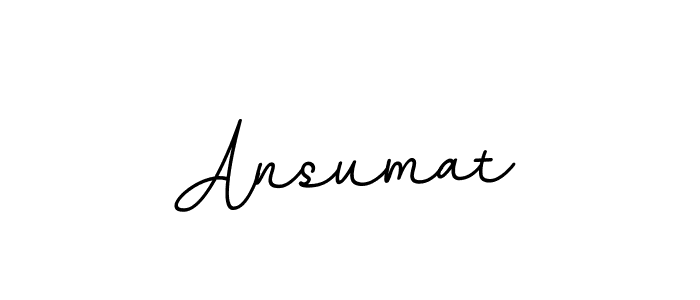 It looks lik you need a new signature style for name Ansumat. Design unique handwritten (BallpointsItalic-DORy9) signature with our free signature maker in just a few clicks. Ansumat signature style 11 images and pictures png