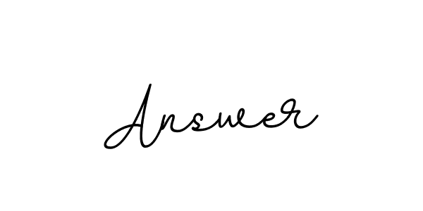 Answer stylish signature style. Best Handwritten Sign (BallpointsItalic-DORy9) for my name. Handwritten Signature Collection Ideas for my name Answer. Answer signature style 11 images and pictures png