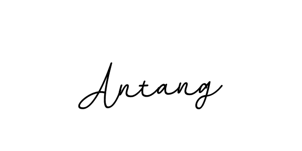 How to make Antang name signature. Use BallpointsItalic-DORy9 style for creating short signs online. This is the latest handwritten sign. Antang signature style 11 images and pictures png