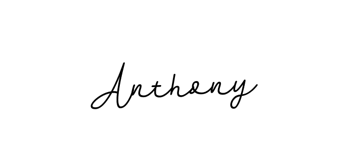 How to make Anthony name signature. Use BallpointsItalic-DORy9 style for creating short signs online. This is the latest handwritten sign. Anthony signature style 11 images and pictures png