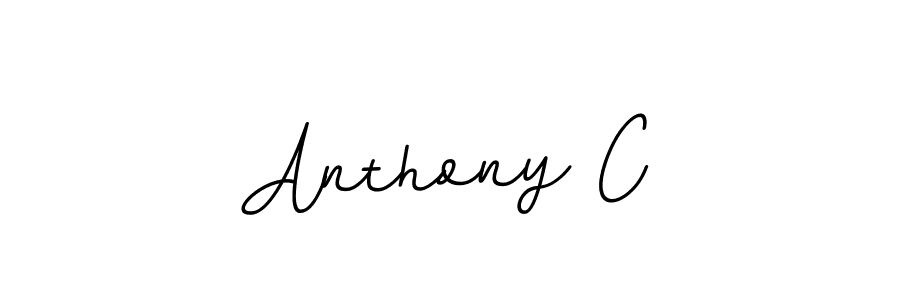 Design your own signature with our free online signature maker. With this signature software, you can create a handwritten (BallpointsItalic-DORy9) signature for name Anthony C. Anthony C signature style 11 images and pictures png