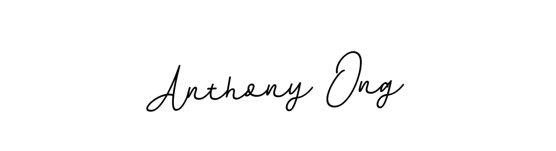 Design your own signature with our free online signature maker. With this signature software, you can create a handwritten (BallpointsItalic-DORy9) signature for name Anthony Ong. Anthony Ong signature style 11 images and pictures png