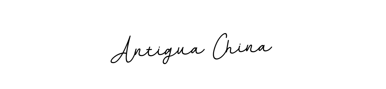 Make a beautiful signature design for name Antigua China. With this signature (BallpointsItalic-DORy9) style, you can create a handwritten signature for free. Antigua China signature style 11 images and pictures png