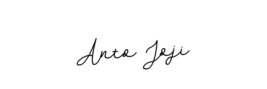 How to make Anto Joji name signature. Use BallpointsItalic-DORy9 style for creating short signs online. This is the latest handwritten sign. Anto Joji signature style 11 images and pictures png