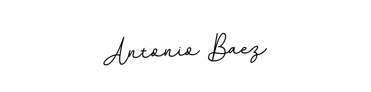 How to make Antonio Baez name signature. Use BallpointsItalic-DORy9 style for creating short signs online. This is the latest handwritten sign. Antonio Baez signature style 11 images and pictures png
