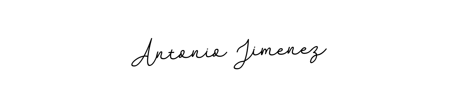 Design your own signature with our free online signature maker. With this signature software, you can create a handwritten (BallpointsItalic-DORy9) signature for name Antonio Jimenez. Antonio Jimenez signature style 11 images and pictures png