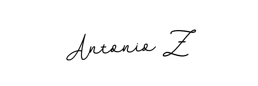 BallpointsItalic-DORy9 is a professional signature style that is perfect for those who want to add a touch of class to their signature. It is also a great choice for those who want to make their signature more unique. Get Antonio Z name to fancy signature for free. Antonio Z signature style 11 images and pictures png