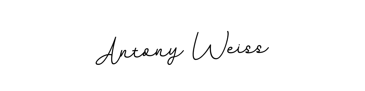 Design your own signature with our free online signature maker. With this signature software, you can create a handwritten (BallpointsItalic-DORy9) signature for name Antony Weiss. Antony Weiss signature style 11 images and pictures png