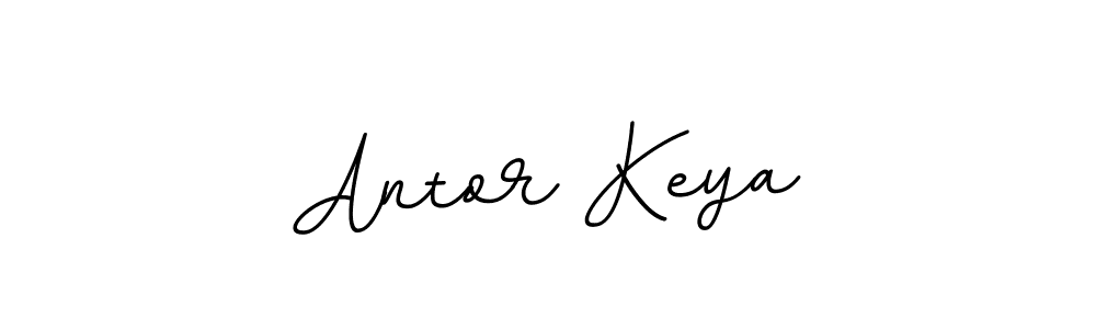 Design your own signature with our free online signature maker. With this signature software, you can create a handwritten (BallpointsItalic-DORy9) signature for name Antor Keya. Antor Keya signature style 11 images and pictures png
