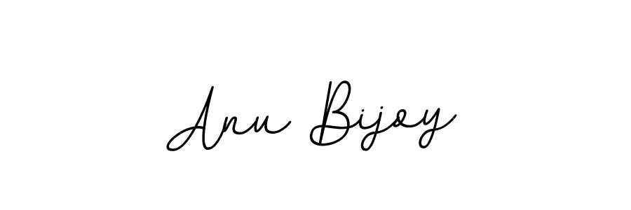 Use a signature maker to create a handwritten signature online. With this signature software, you can design (BallpointsItalic-DORy9) your own signature for name Anu Bijoy. Anu Bijoy signature style 11 images and pictures png