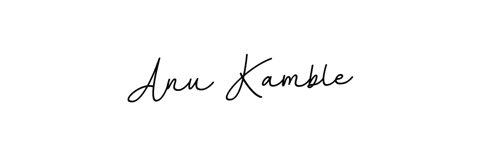 Make a beautiful signature design for name Anu Kamble. With this signature (BallpointsItalic-DORy9) style, you can create a handwritten signature for free. Anu Kamble signature style 11 images and pictures png