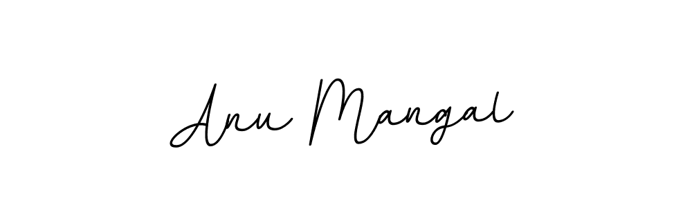 It looks lik you need a new signature style for name Anu Mangal. Design unique handwritten (BallpointsItalic-DORy9) signature with our free signature maker in just a few clicks. Anu Mangal signature style 11 images and pictures png