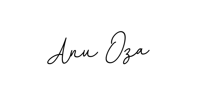 Use a signature maker to create a handwritten signature online. With this signature software, you can design (BallpointsItalic-DORy9) your own signature for name Anu Oza. Anu Oza signature style 11 images and pictures png