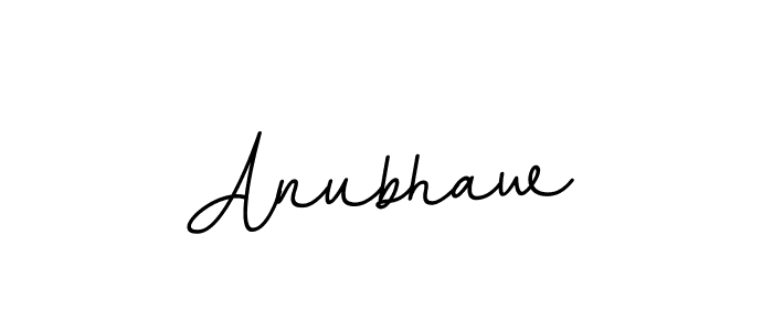 Create a beautiful signature design for name Anubhaw. With this signature (BallpointsItalic-DORy9) fonts, you can make a handwritten signature for free. Anubhaw signature style 11 images and pictures png