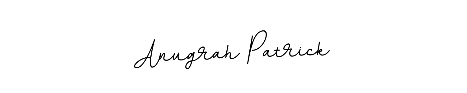 Make a beautiful signature design for name Anugrah Patrick. With this signature (BallpointsItalic-DORy9) style, you can create a handwritten signature for free. Anugrah Patrick signature style 11 images and pictures png