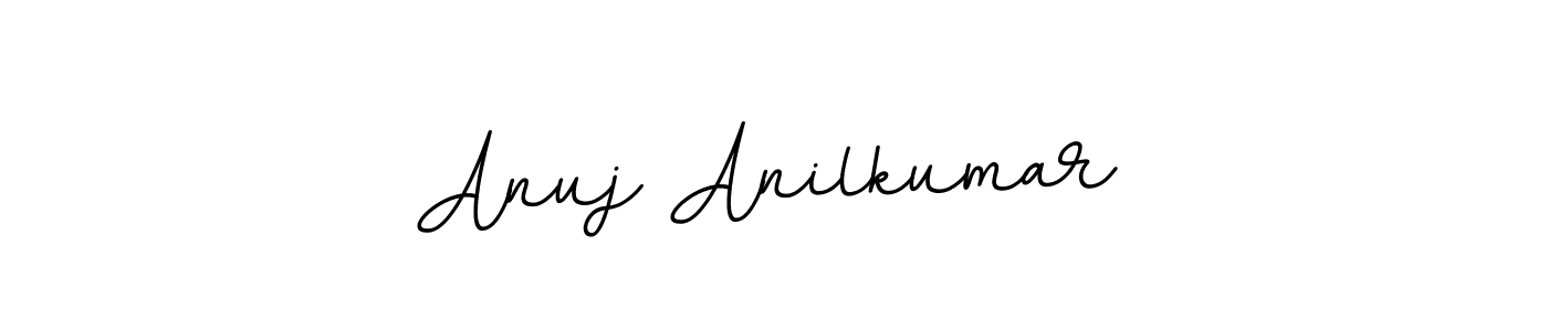 Make a beautiful signature design for name Anuj Anilkumar. With this signature (BallpointsItalic-DORy9) style, you can create a handwritten signature for free. Anuj Anilkumar signature style 11 images and pictures png