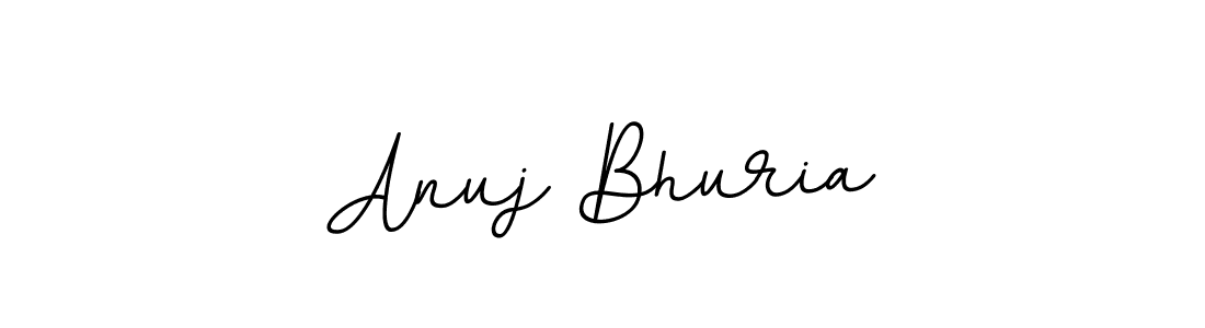 BallpointsItalic-DORy9 is a professional signature style that is perfect for those who want to add a touch of class to their signature. It is also a great choice for those who want to make their signature more unique. Get Anuj Bhuria name to fancy signature for free. Anuj Bhuria signature style 11 images and pictures png