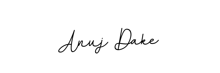 Create a beautiful signature design for name Anuj Dake. With this signature (BallpointsItalic-DORy9) fonts, you can make a handwritten signature for free. Anuj Dake signature style 11 images and pictures png