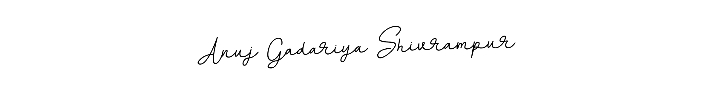 Design your own signature with our free online signature maker. With this signature software, you can create a handwritten (BallpointsItalic-DORy9) signature for name Anuj Gadariya Shivrampur. Anuj Gadariya Shivrampur signature style 11 images and pictures png