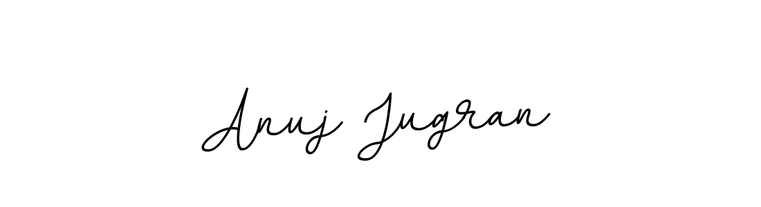 Anuj Jugran stylish signature style. Best Handwritten Sign (BallpointsItalic-DORy9) for my name. Handwritten Signature Collection Ideas for my name Anuj Jugran. Anuj Jugran signature style 11 images and pictures png