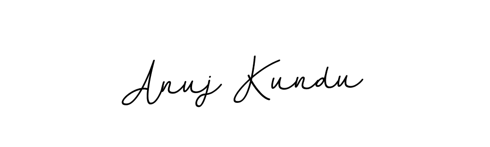 Use a signature maker to create a handwritten signature online. With this signature software, you can design (BallpointsItalic-DORy9) your own signature for name Anuj Kundu. Anuj Kundu signature style 11 images and pictures png