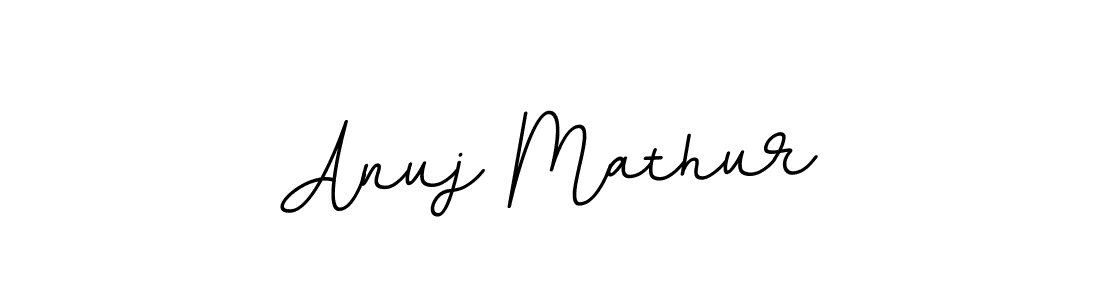 The best way (BallpointsItalic-DORy9) to make a short signature is to pick only two or three words in your name. The name Anuj Mathur include a total of six letters. For converting this name. Anuj Mathur signature style 11 images and pictures png