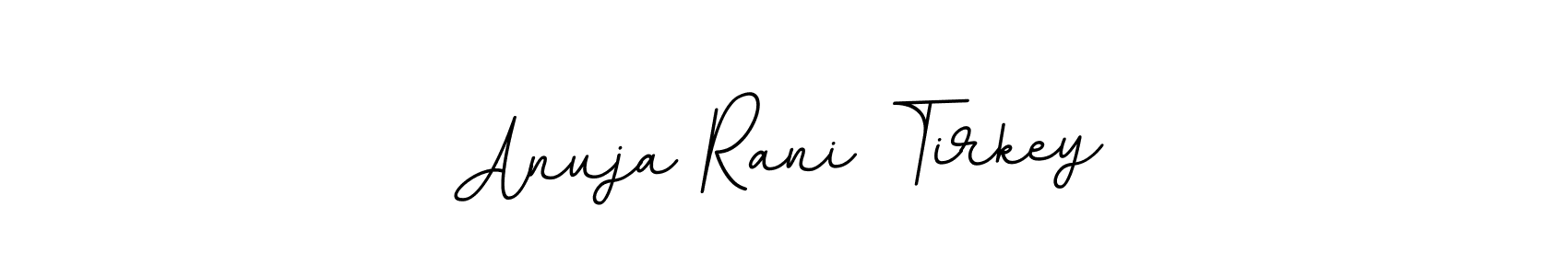 Use a signature maker to create a handwritten signature online. With this signature software, you can design (BallpointsItalic-DORy9) your own signature for name Anuja Rani Tirkey. Anuja Rani Tirkey signature style 11 images and pictures png