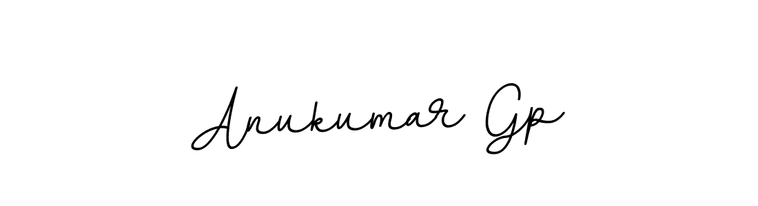 Design your own signature with our free online signature maker. With this signature software, you can create a handwritten (BallpointsItalic-DORy9) signature for name Anukumar Gp. Anukumar Gp signature style 11 images and pictures png
