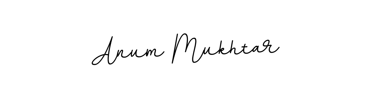 How to make Anum Mukhtar name signature. Use BallpointsItalic-DORy9 style for creating short signs online. This is the latest handwritten sign. Anum Mukhtar signature style 11 images and pictures png