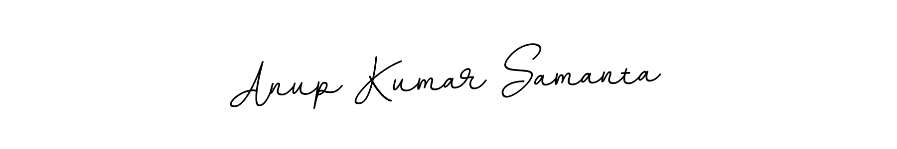 Create a beautiful signature design for name Anup Kumar Samanta. With this signature (BallpointsItalic-DORy9) fonts, you can make a handwritten signature for free. Anup Kumar Samanta signature style 11 images and pictures png