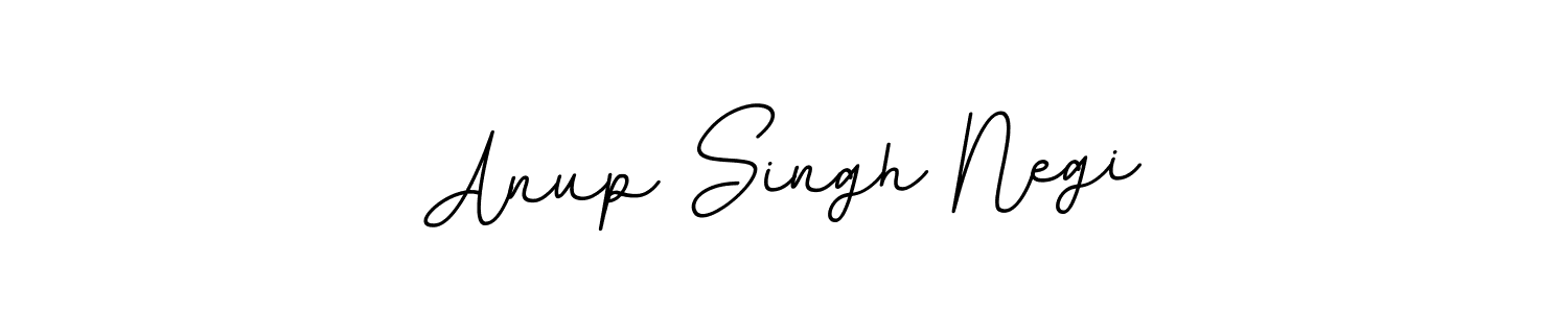The best way (BallpointsItalic-DORy9) to make a short signature is to pick only two or three words in your name. The name Anup Singh Negi include a total of six letters. For converting this name. Anup Singh Negi signature style 11 images and pictures png