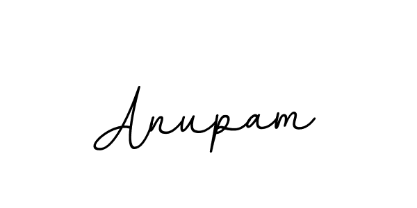 Use a signature maker to create a handwritten signature online. With this signature software, you can design (BallpointsItalic-DORy9) your own signature for name Anupam. Anupam signature style 11 images and pictures png