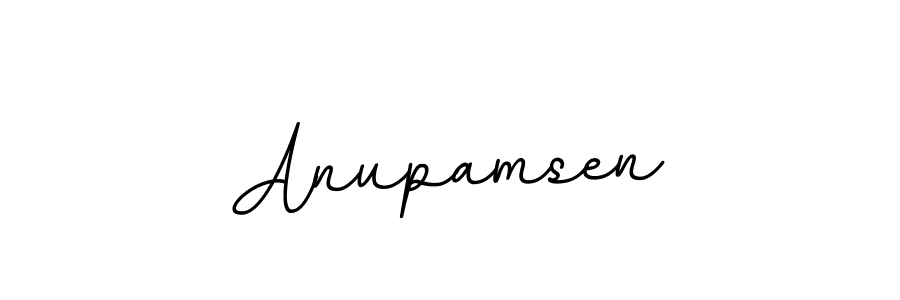 Anupamsen stylish signature style. Best Handwritten Sign (BallpointsItalic-DORy9) for my name. Handwritten Signature Collection Ideas for my name Anupamsen. Anupamsen signature style 11 images and pictures png